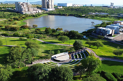 Parque Central con 4.2 Hectáreas de áreas Verdes