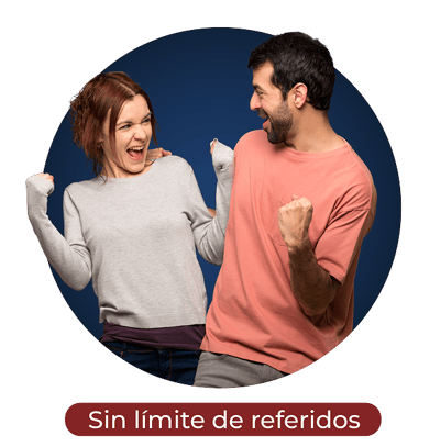 Sin límite de referidos