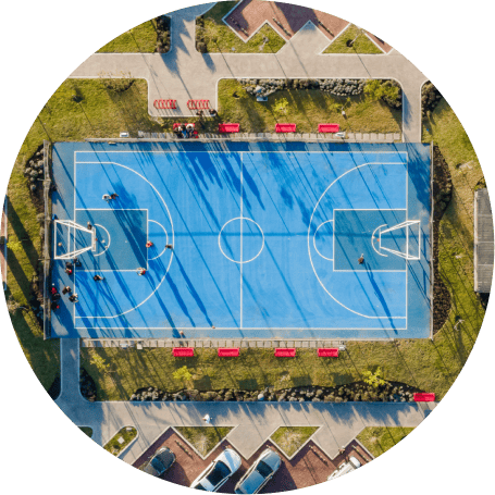 Cancha de basketball
