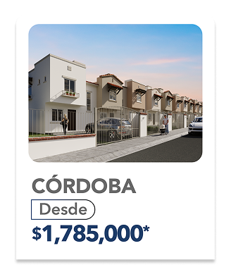 Córdoba desde $1,785,000*