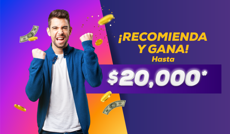 ¡RECOMIENDA Y GANA!